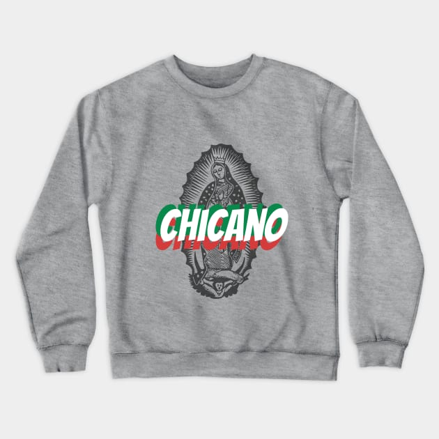 Chicano Urban Wear Crewneck Sweatshirt by TianquiztliCreations